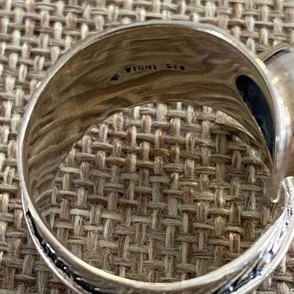 New Silpada Feather Opal Ring Size 7.5 and one size 8. - Picture 7 of 7